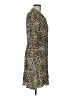 Gap Animal Print Gold Casual Dress Size 10 (tall) - photo 4