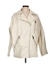 Maeve 100% Viscose Solid Ivory Jacket Size L - photo 1