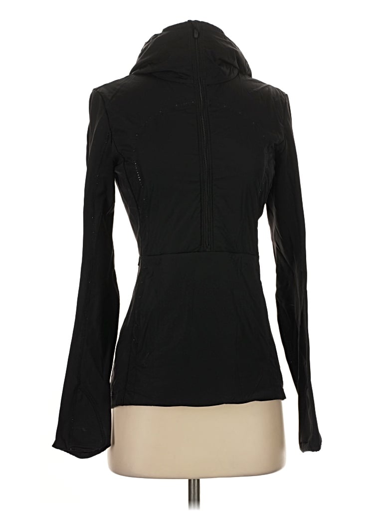 Pre-owned Lululemon Athletica Fleece Jacket In Black