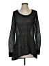 Eileen Fisher Metallic Black Pullover Sweater Size S - photo 1