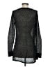 Eileen Fisher Metallic Black Pullover Sweater Size S - photo 2