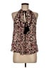 A.L.C. 100% Silk Red Sleeveless Silk Top Size 8 - photo 1