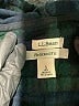 L.L.Bean 100% Cotton Plaid Green Jacket Size S - photo 6