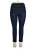 Lane Bryant Solid Blue Jeans Size 16 (petite) - photo 2