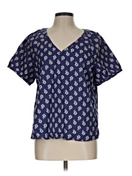 J.Crew Factory Store Short Sleeve Blouse (view 1)