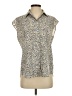 Madison 100% Polyester Tan Sleeveless T-Shirt Size S - photo 1
