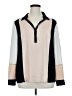 Ann Taylor 100% Polyester Color Block Ivory Long Sleeve Blouse Size XL - photo 1