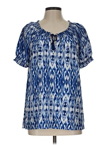 Joie Short Sleeve Silk Top (view 1)