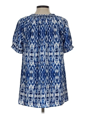 Joie Short Sleeve Silk Top (view 2)