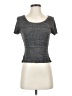 Tahari Gray Short Sleeve Top Size S (estimated) - photo 1
