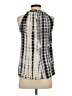 Saint Tropez West Gray Sleeveless Blouse Size S - photo 2