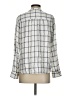 Gap 100% Viscose Silver 3/4 Sleeve Blouse Size S - photo 2