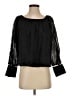 J.Crew Collection 100% Ramie Black 3/4 Sleeve Blouse Size S - photo 1