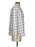 Gap 100% Viscose Silver 3/4 Sleeve Blouse Size S - photo 4
