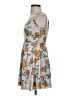 Forever 21 Floral Gray Casual Dress Size S - photo 5
