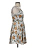 Forever 21 Floral Gray Casual Dress Size S - photo 4