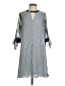 Tiny Floral Blue Gray Casual Dress Size XS - photo 1