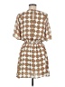 DR2 100% Polyester Print White Casual Dress Size M - photo 2
