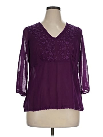 Avenue 3/4 Sleeve Blouse (view 1)