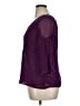 Avenue 100% Polyester Purple 3/4 Sleeve Blouse Size 14 Plus - photo 5
