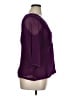 Avenue 100% Polyester Purple 3/4 Sleeve Blouse Size 14 Plus - photo 4