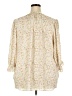 Violet & Claire 100% Polyester Floral Ivory 3/4 Sleeve Blouse Size 2X - photo 2