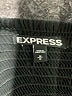 Express 100% Rayon Solid Black Casual Dress Size M - photo 7