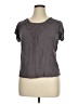 Boden 100% Viscose Gray Short Sleeve Top Size 14 - photo 1