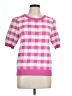 ee:some Checkered-gingham Pink Pullover Sweater Size L - photo 1