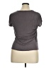 Boden 100% Viscose Gray Short Sleeve Top Size 14 - photo 2