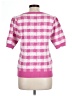 ee:some Checkered-gingham Pink Pullover Sweater Size L - photo 2