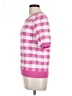 ee:some Checkered-gingham Pink Pullover Sweater Size L - photo 5