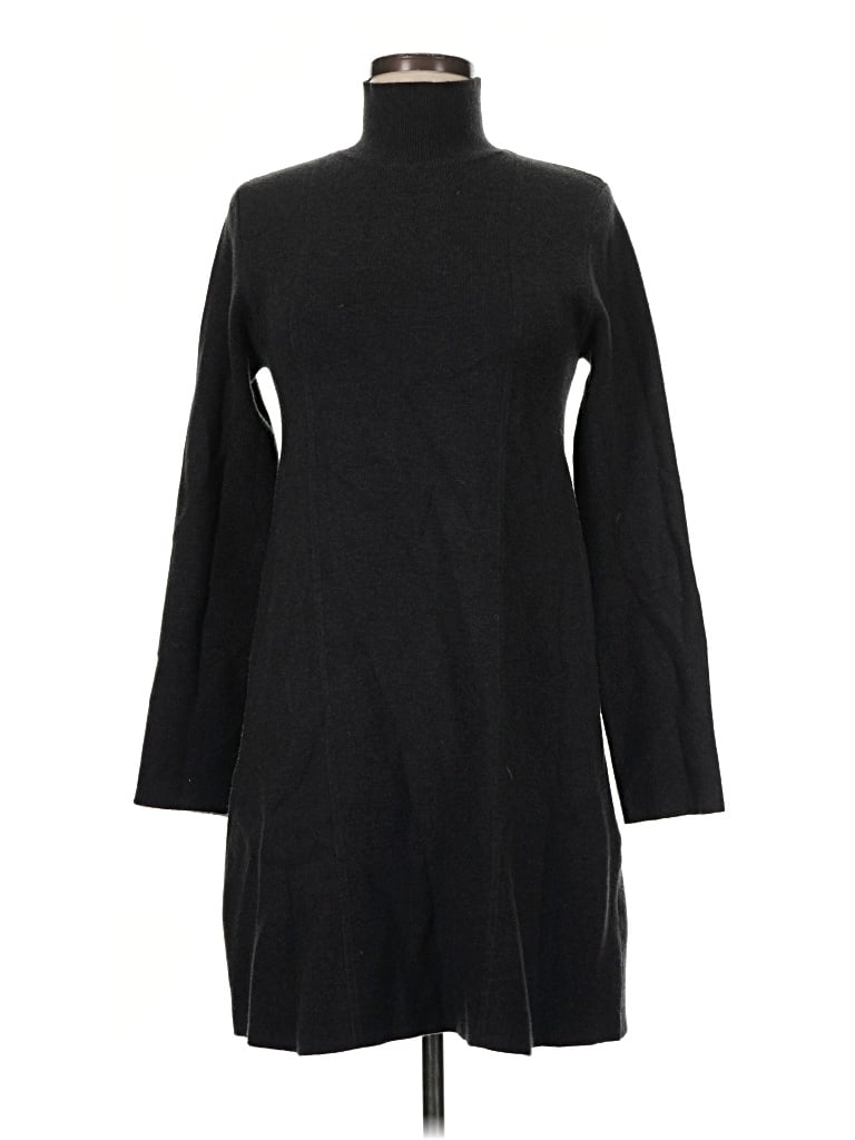 Pre-owned Zara Casual Dress In Black