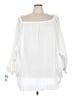 Free People 100% Cotton White 3/4 Sleeve Blouse Size M - photo 1