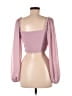 Shein Pink Long Sleeve Blouse Size 4 - photo 2