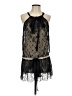 Robert Rodriguez 100% Nylon Black Sleeveless Top Size 4 - photo 1