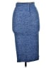 Alice + Olivia 100% Wool Blue Wool Skirt Size L - photo 2