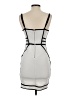 Assorted Brands Graphic White Cocktail Dress Size S - photo 2