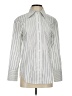 Madewell Stripes Silver Long Sleeve Button-Down Shirt Size XS - photo 1