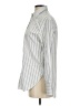 Madewell Stripes Silver Long Sleeve Button-Down Shirt Size XS - photo 5