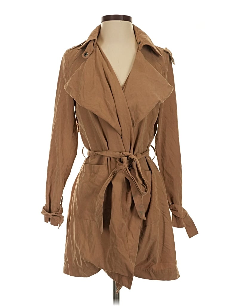 Pre-owned Forever 21 Trenchcoat In Brown