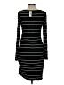 Bailey 44 Stripes Black Casual Dress Size L - photo 2