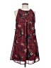 ModCloth 100% Polyester Paisley Burgundy Casual Dress Size S - photo 1