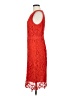 Ann Taylor 100% Polyester Red Cocktail Dress Size 8 - photo 5