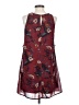 ModCloth 100% Polyester Paisley Burgundy Casual Dress Size S - photo 2