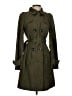 CBR 100% Polyester Green Trenchcoat Size S - photo 1
