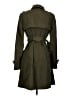 CBR 100% Polyester Green Trenchcoat Size S - photo 2