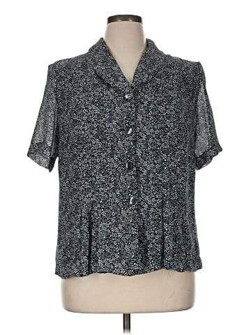 Danny & Nicole Short Sleeve Blouse (view 1)