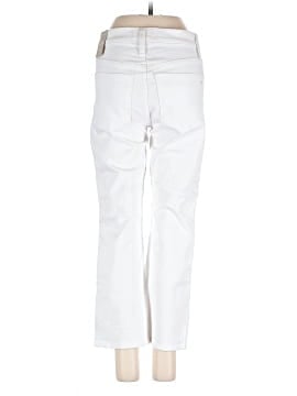 Madewell Petite Cali Demi-Boot Jeans in Pure White (view 2)