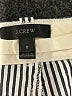 J.Crew 100% Cotton Stripes Silver Dress Pants Size 8 - photo 7